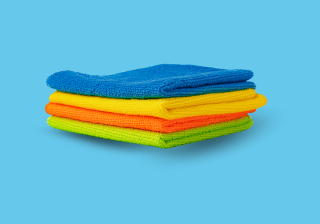 Wire Kitchen Cleaning Microfiber Cloth - single layer 20x20 cm